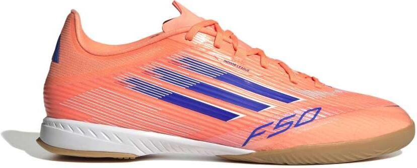 Adidas F50 League Zaalvoetbalschoenen (IN) Oranje Blauw Wit