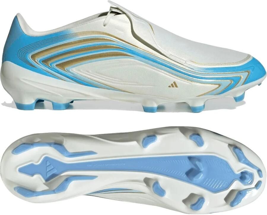 Adidas F50 Messi League FG El Ultimo Tango Wit Semiblauwe uitbarsting Icey Blue
