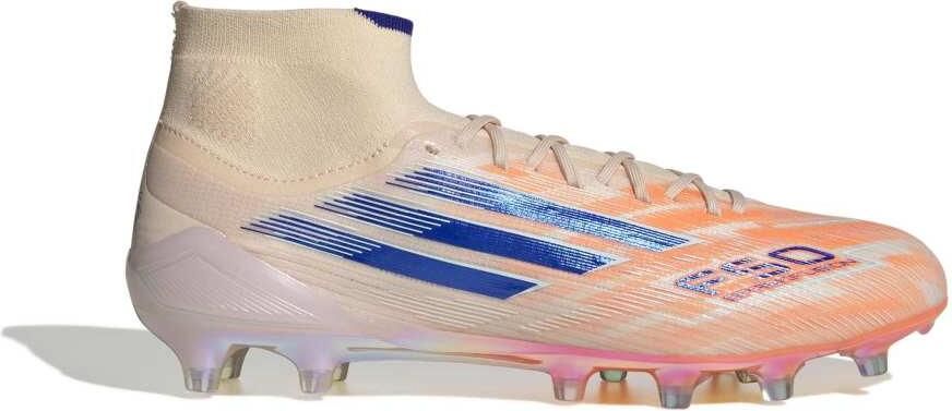 Adidas F50 Sparkfusion Elite Gras Kunstgras Voetbalschoenen (MG) Dames Oranje Blauw