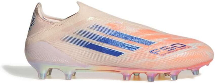 Adidas F50 Sparkfusion Elite Veterloze Gras Kunstgras Voetbalschoenen (MG) Dames Oranje Blauw