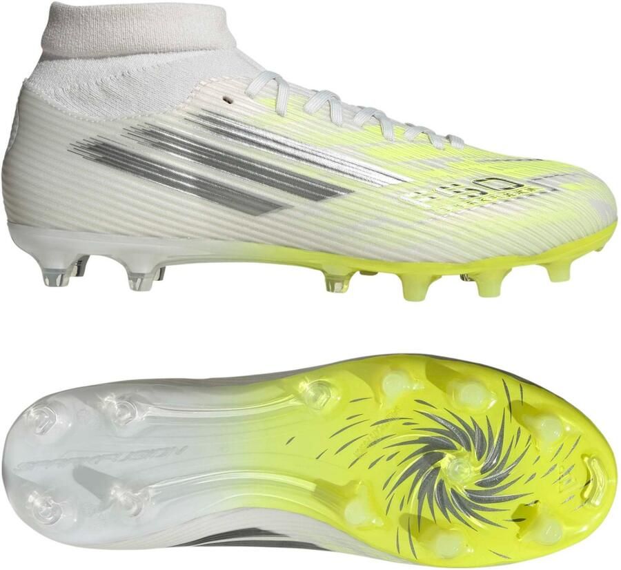 Adidas Performance F50 SPARKFUSION LEAGUE Mid Cut Firm Ground Artificial Ground Voetbalschoenen Dames Wit - Foto 6
