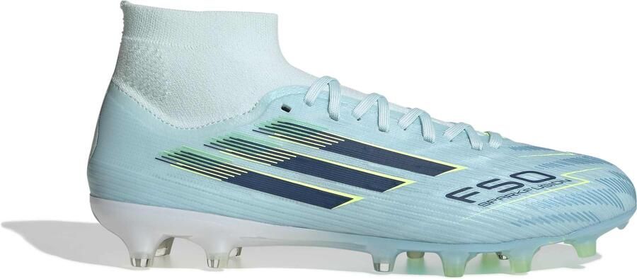 Adidas F50 Sparkfusion Pro Gras Kunstgras Voetbalschoenen (MG) Dames Lichtblauw Donkerblauw Neongeel