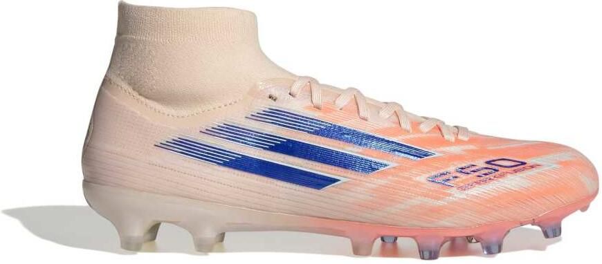 Adidas F50 Sparkfusion Pro Gras Kunstgras Voetbalschoenen (MG) Dames Oranje Blauw