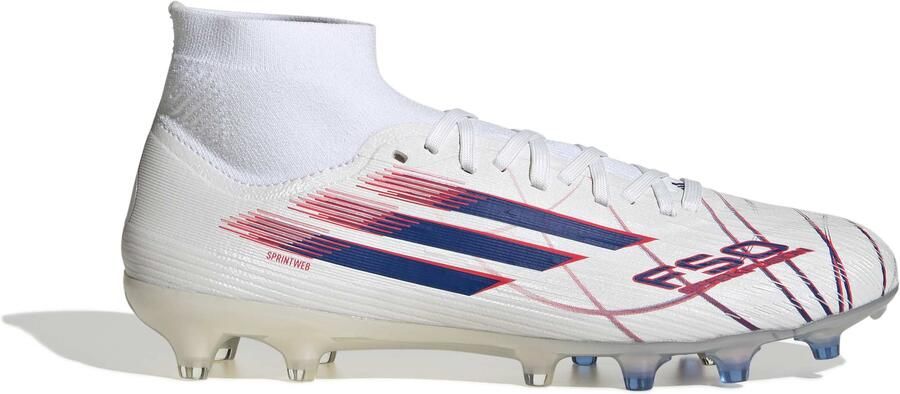 Adidas F50 Sparkfusion Pro Gras Kunstgras Voetbalschoenen (MG) Dames Wit Blauw Rood