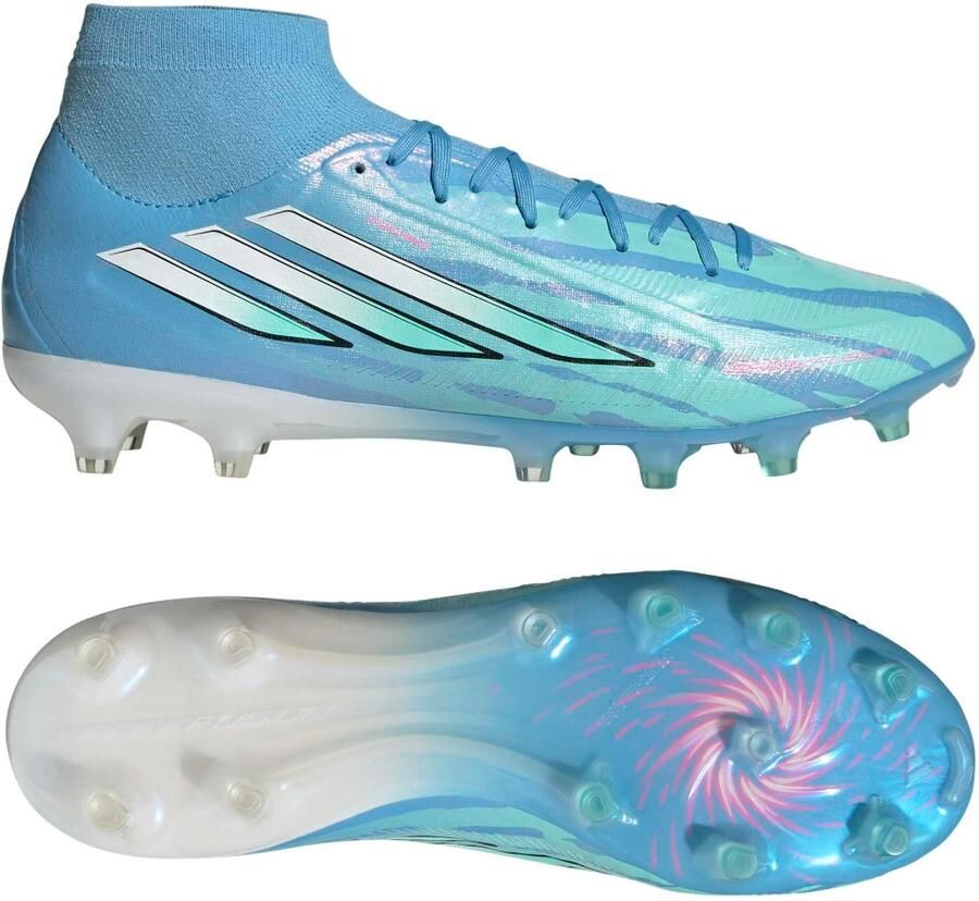 Adidas F50 Sparkfusion Trinity Pro Gras Kunstgras Voetbalschoenen (MG) Dames Blauw Felblauw Felroze