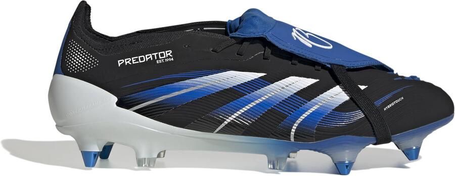 Adidas Predator Bellingham Elite FT IJzeren-Nop Voetbalschoenen (SG) Zwart Wit Blauw