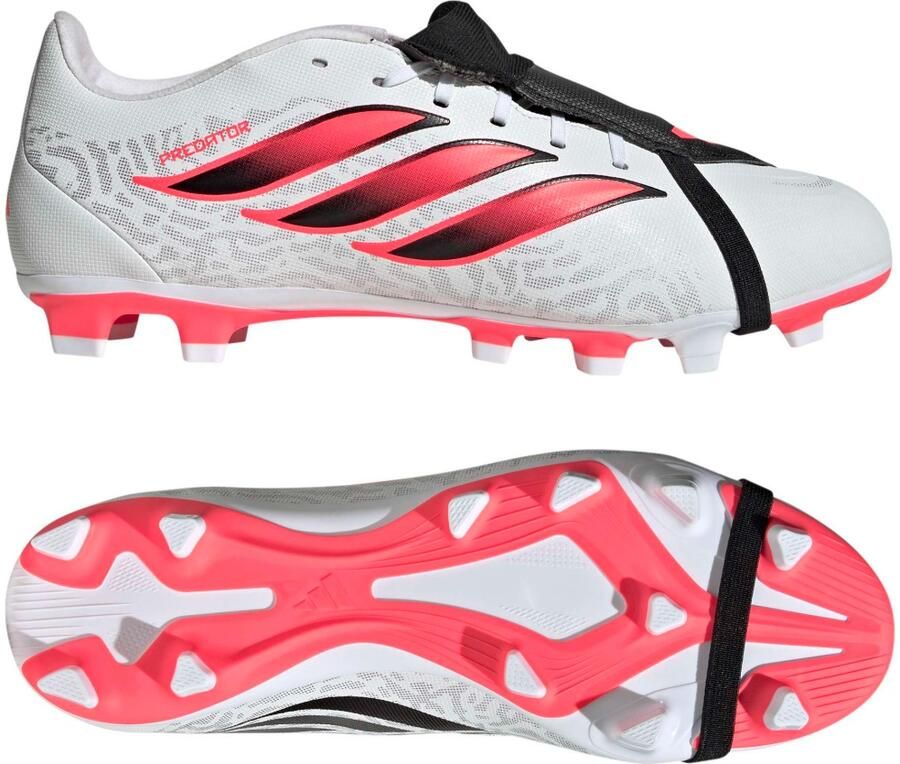 Adidas Predator Club FT Gras Kunstgras Voetbalschoenen (MG) Wit Zwart Roze - Foto 3