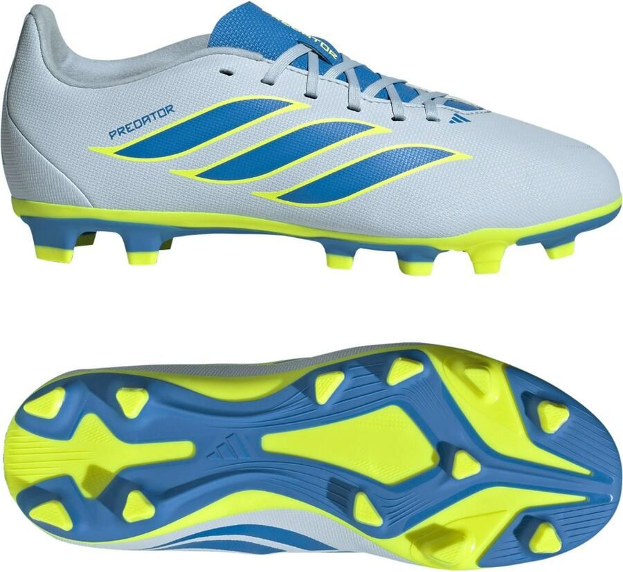 Adidas Predator Club Gras Kunstgras Voetbalschoenen (MG) Kids Lichtblauw Blauw Geel - Foto 2