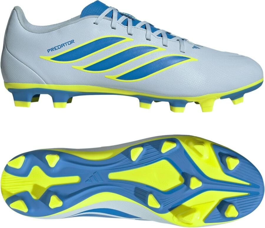 Adidas Predator Club Gras Kunstgras Voetbalschoenen (MG) Lichtblauw Blauw Geel - Foto 2