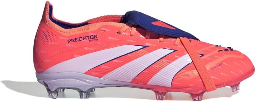 Adidas Predator Elite FT Gras Voetbalschoenen (FG) Kids Oranje Wit Blauw