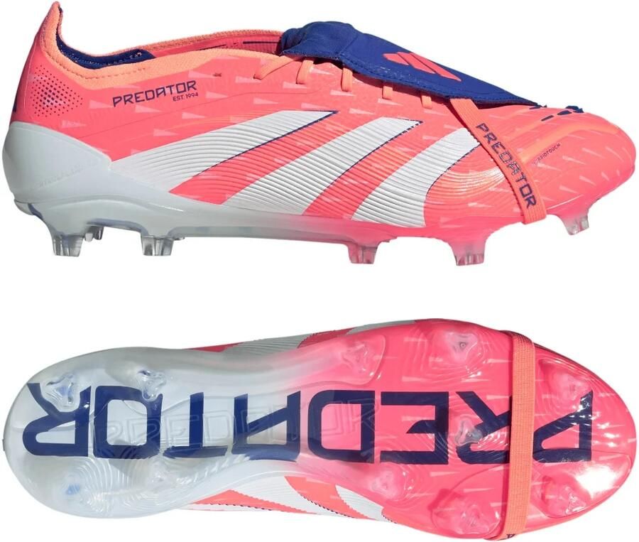 Adidas Predator Elite FT Gras Voetbalschoenen (FG) Oranje Wit Blauw - Foto 2