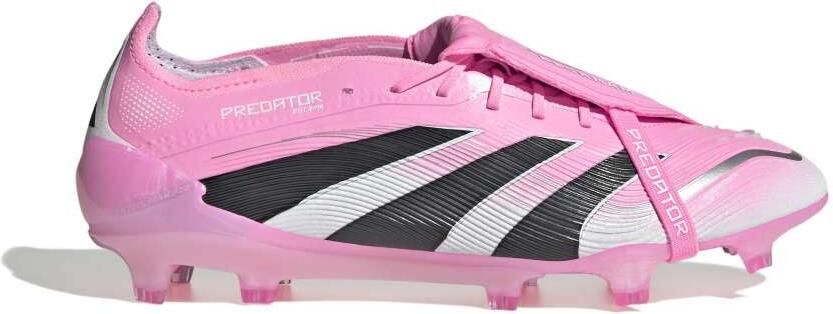 Adidas Predator Elite FT Gras Voetbalschoenen (FG) Roze Zwart Wit