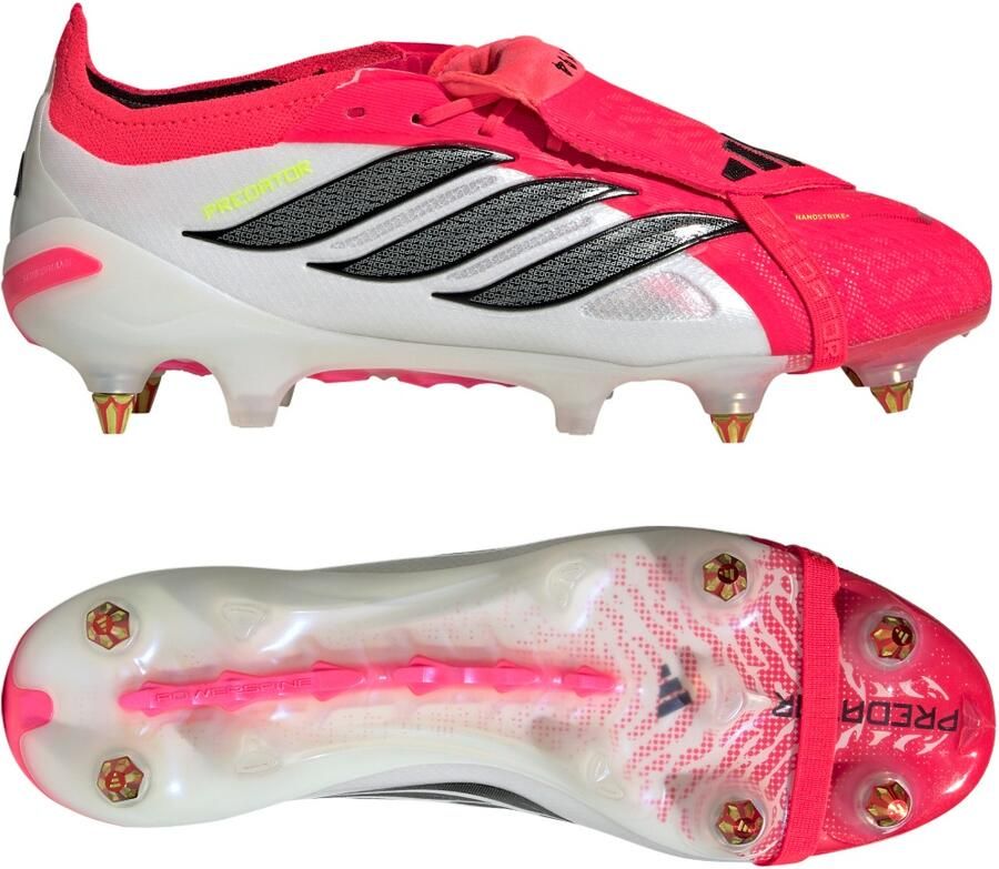 Adidas Predator Elite FT IJzeren-Nop Voetbalschoenen (SG) Rood Wit Zwart