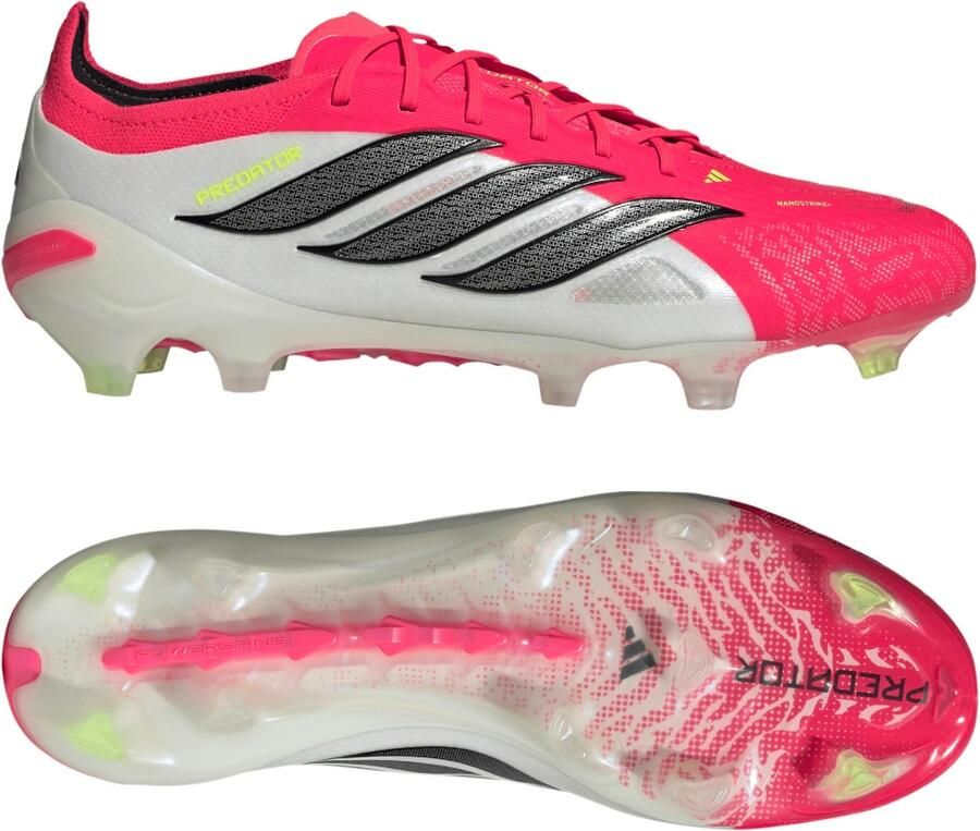 Adidas Predator Elite Gras Voetbalschoenen (FG) Rood Wit Zwart