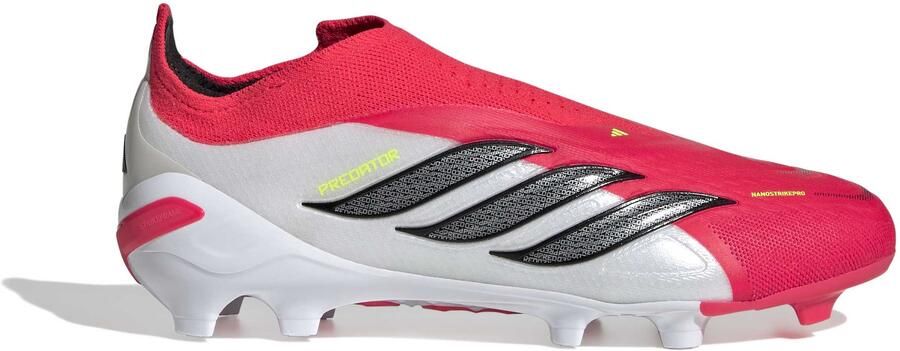 Adidas Predator Elite Veterloze Gras Voetbalschoenen (FG) Kids Rood Wit Zwart