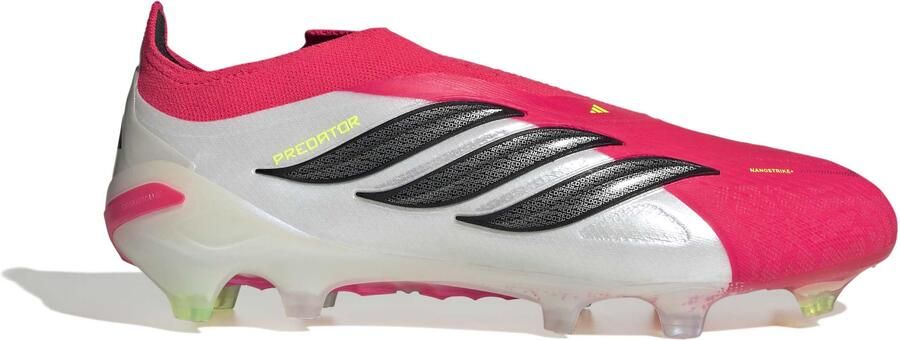 Adidas Predator Elite Veterloze Gras Voetbalschoenen (FG) Rood Wit Zwart