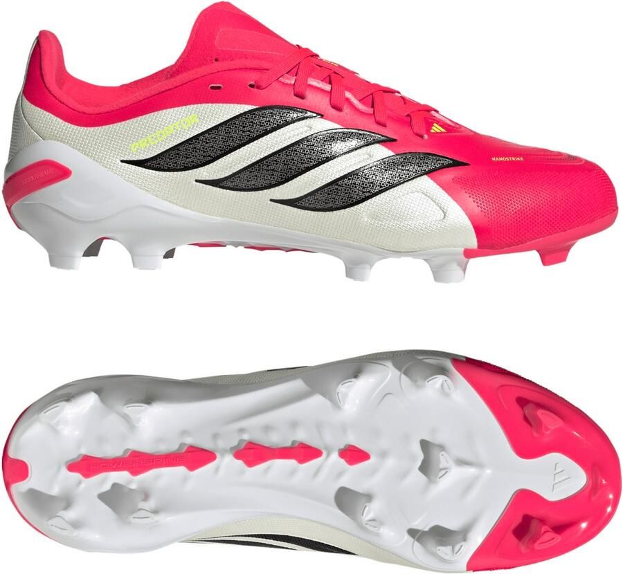 Adidas Predator League Fg Junioren Voetbalschoenen Rood Roze 1 2 Kinderen - Foto 3