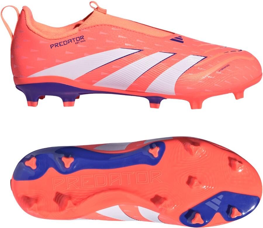 Adidas Perfor ce Predator League Laceless Firm Multi-Ground Voetbalschoenen Kids Kinderen Oranje - Foto 2