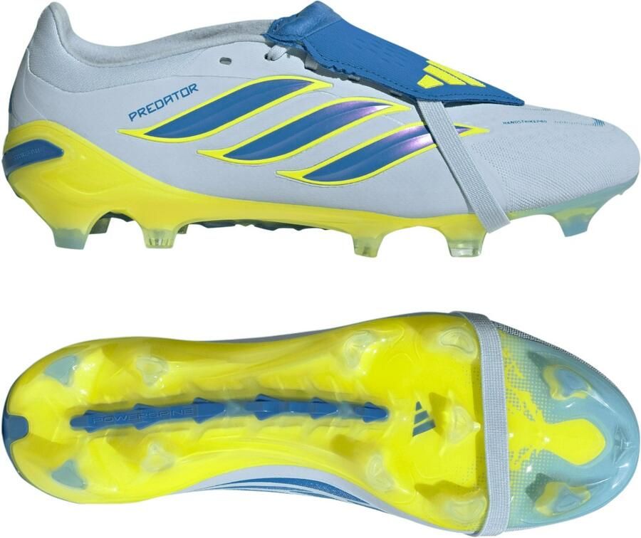 Adidas Predator Pro FT Gras Voetbalschoenen (FG) Lichtblauw Blauw Geel - Foto 2