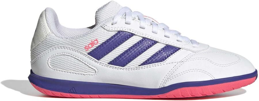 Adidas Super Sala III Zaalvoetbalschoenen (IN) Kids Wit Paars Roze