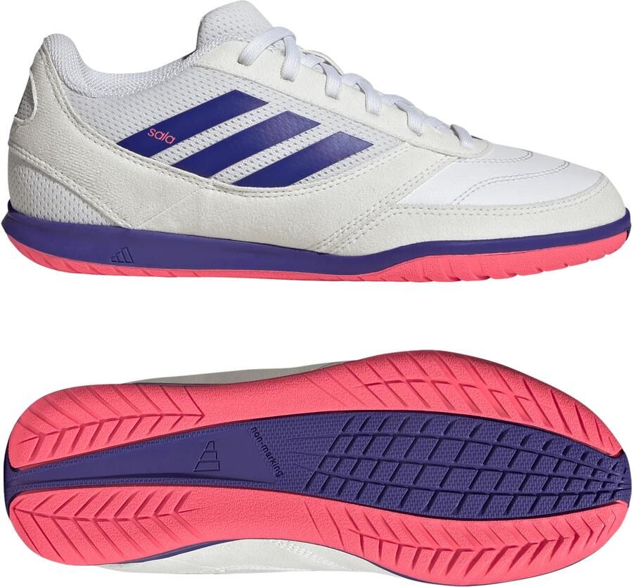 Adidas Top Sala Competition II Zaalvoetbalschoenen (IN) Kids Wit Paars Roze