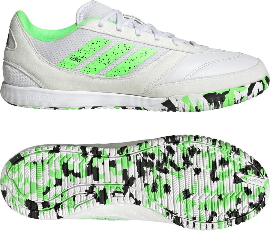 Adidas Top Sala Competition II Zaalvoetbalschoenen (IN) Wit Lichtgroen Zwart
