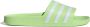 Adidas adilette Slippers en Sandalen Groen Maat: 39 1 3 Mesh Synthetisch Foot Locker - Thumbnail 5