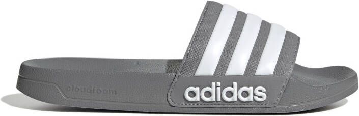 Adidas Adilette Shower Slippers Donkergrijs Wit