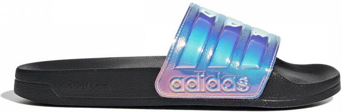 adidas Adilette Shower Badslippers Zwart Blauw