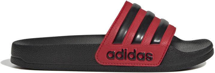 Adidas Adilette Shower Slippers Kids Zwart Rood