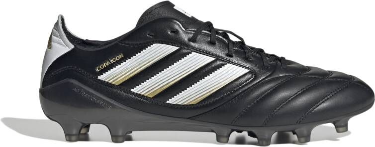 Adidas Copa Icon 2 Gras Kunstgras Voetbalschoenen (MG) Zwart Wit Goud