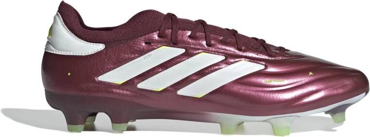 Adidas Copa Pure 2 Elite KT Gras Voetbalschoenen (FG) Bordeauxrood Wit Geel