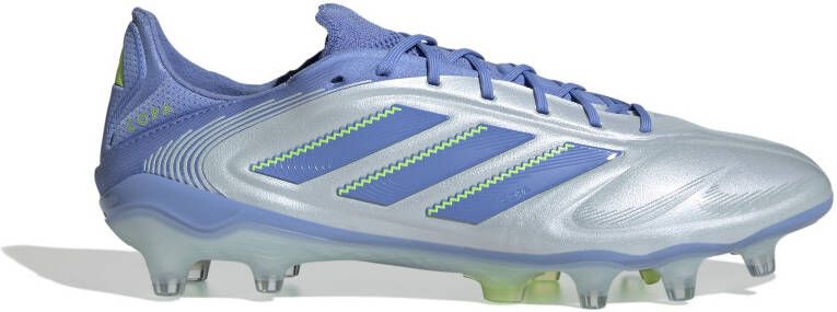 Adidas Copa Pure III Elite Gras Voetbalschoenen (FG) Blauw Grijs Neongeel