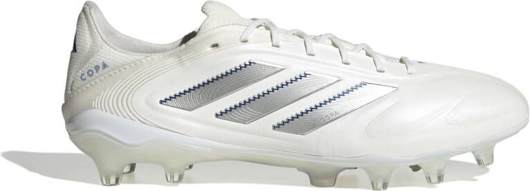 Adidas Copa Pure III Elite Gras Voetbalschoenen (FG) Wit Zilver Blauw