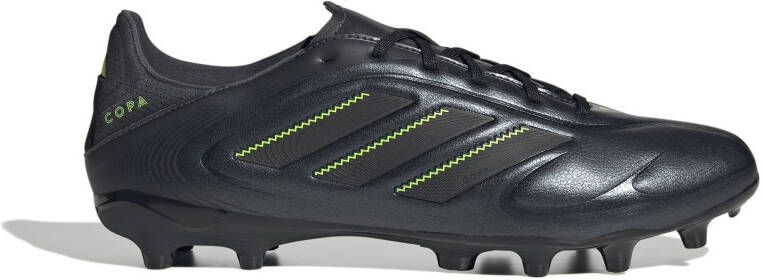 Adidas Copa Pure III League Gras Kunstgras Voetbalschoenen (MG) Zwart Donkergrijs Groen