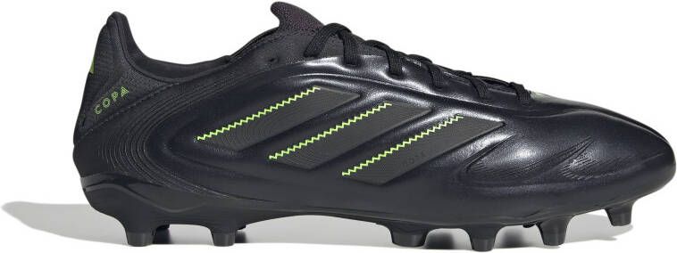 Adidas Copa Pure III Pro Gras Voetbalschoenen (FG) Zwart Donkergrijs Groen