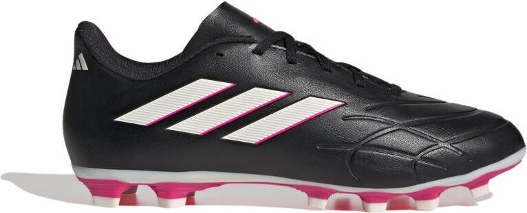 Adidas Copa Pure.4 Gras Kunstgras Voetbalschoenen (FxG) Zwart Wit Felroze - Foto 4