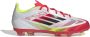 Adidas F50 Elite Gras Voetbalschoenen (FG) Kids Wit Rood Zwart Geel - Thumbnail 2