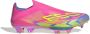 Adidas F50+ Gras Voetbalschoenen (FG) Roze Neongeel Blauw - Thumbnail 1