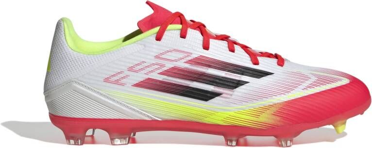 Adidas F50 League Gras Kunstgras Voetbalschoenen (MG) Wit Rood Zwart Geel
