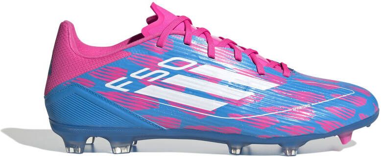 Adidas F50 League Gras Kunstgras Voetbalschoenen (MG) Blauw Roze Wit