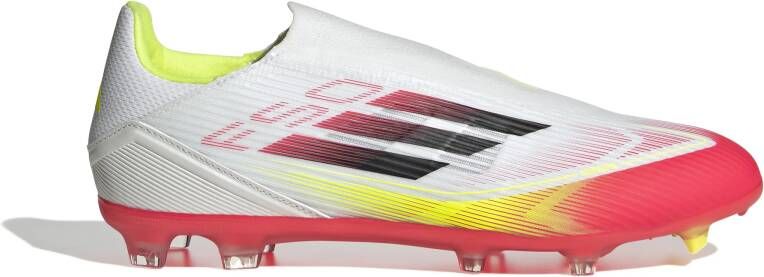 adidas F50 League Veterloze Gras Kunstgras Voetbalschoenen (MG) Wit Rood Zwart Geel