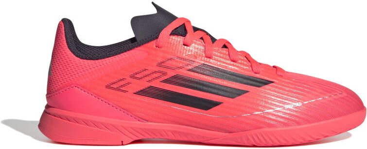 adidas F50 League Zaalvoetbalschoenen (IN) Kids Felrood Zwart Zilver