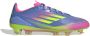 Adidas F50 Pro Gras Voetbalschoenen (FG) Blauw Neongeel Roze - Thumbnail 2