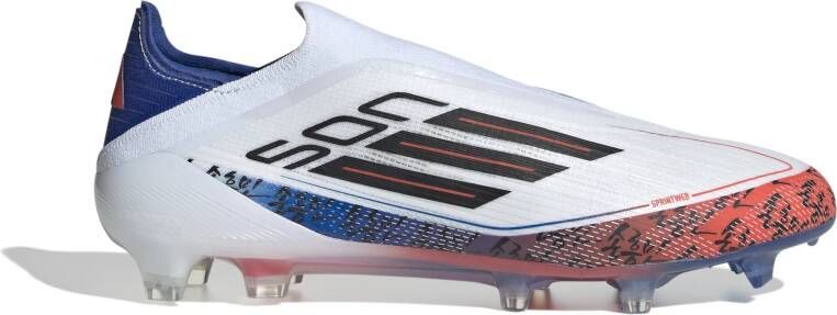 Adidas F50 Son Elite Veterloze Gras Voetbalschoenen (FG) Wit Zwart Rood Blauw