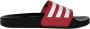 Adidas Perfor ce Adilette Shower badslippers zwart wit rood Rubber 33 - Thumbnail 4
