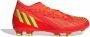 Adidas Perfor ce Predator Edge.3 FG Jr. voetbalschoenen oranje limegroen zwart - Thumbnail 3
