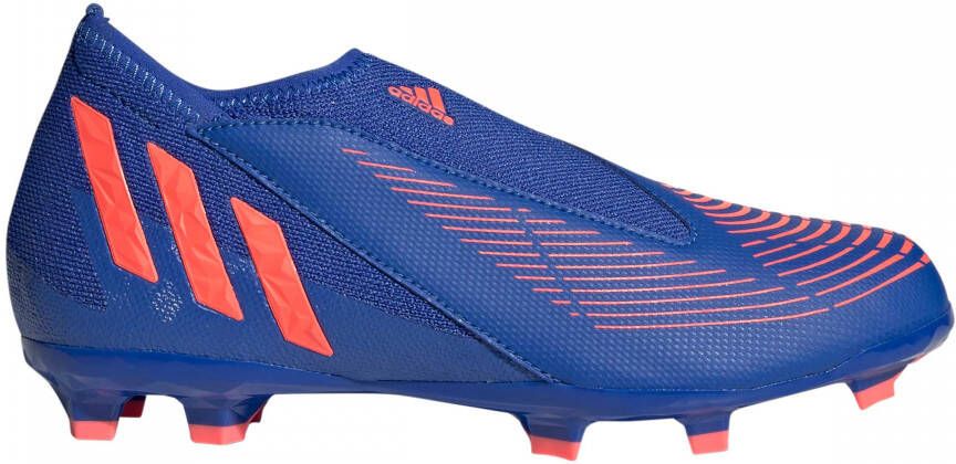Adidas Kids adidas Predator Edge.3 Veterloze Gras Voetbalschoenen(FG)Kids Blauw Rood