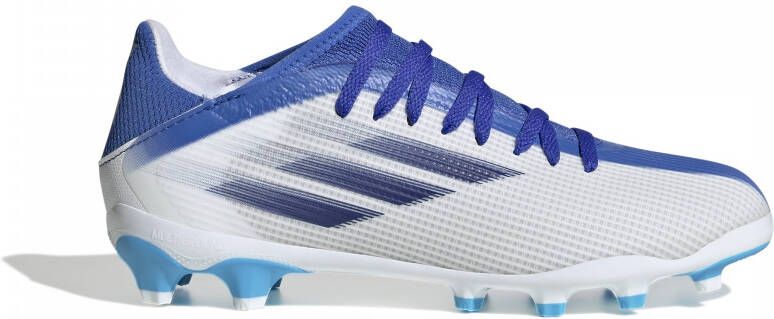 Coördineren voordelig trommel Adidas Kids adidas X Speedflow.3 Gras Kunstgras Voetbalschoenen(MG)Kids Wit  Blauw - Schoenen.nl