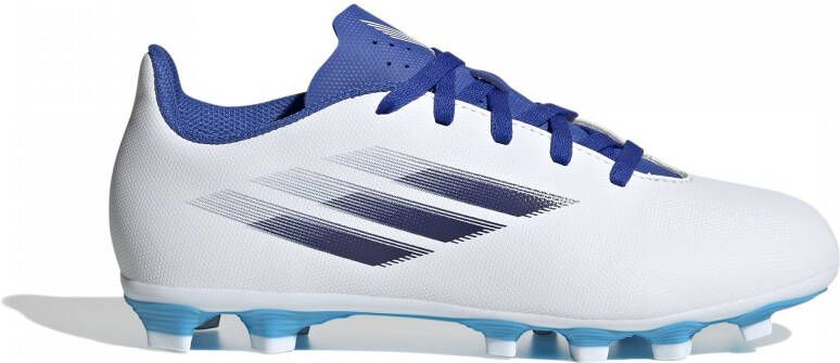 Adidas Kids adidas X Speedflow.4 Gras Kunstgras Voetbalschoenen(FxG)Kids Wit Blauw